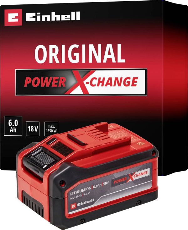 Einhell 4511502 PXC Plus 18V 4-6 Ah Multi-Ah Power X-Change Akumulator do elektronarzędzi 18 V 4 Ah, 6 Ah Li-Ion