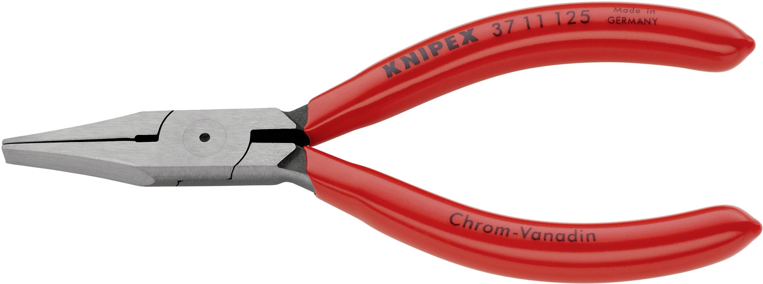 Knipex 37 11 125 dla elektroników i mechaników Szczypce płaskie proste 125 mm - obrazek 1