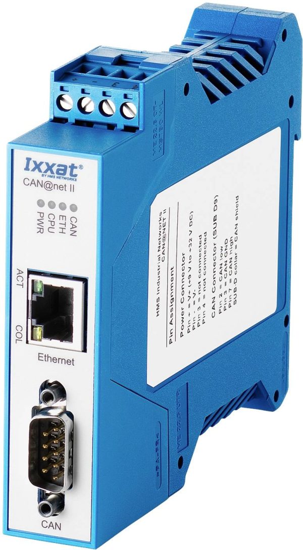 Konwerter CAN Ixxat 1.01.0086.10201, CAN Bus, Ethernet, 12 V/DC, 24 V/DC