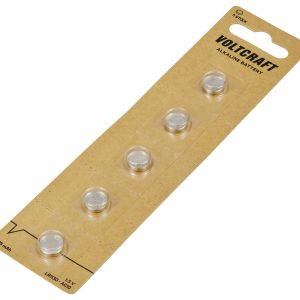 VOLTCRAFT LR 1130 Ogniwo guzikowe 1.5 V 75 mAh alkaliczno-manganowe AG10 5 szt. VOLTCRAFT LR 1130 Ogniwo guzikowe 1.5 V 75 mAh alkaliczno-manganowe AG10 5 szt.