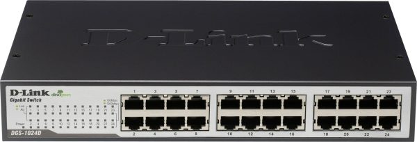 D-Link DGS-1024D/E D-Link DGS 1024D – Switch – 24 x 10/100/1000 Switch sieciowy 24 Porty 1 GBit/s