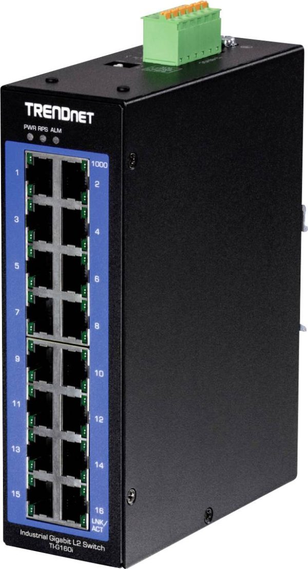 TrendNet 21.22.1459 TI-G160i Switch przemysłowy Ethernet
