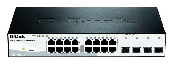 D-Link DGS-1210-20/E DGS-1210-20/E Switch sieciowy 16 + 4 Porty 40 GBit/s