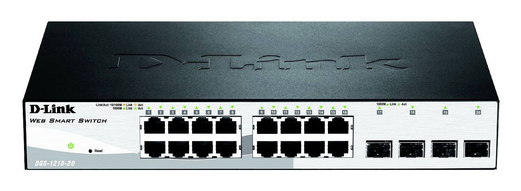 D-Link DGS-1210-20/E DGS-1210-20/E Switch sieciowy 16 + 4 Porty 40 GBit/s - obrazek 1