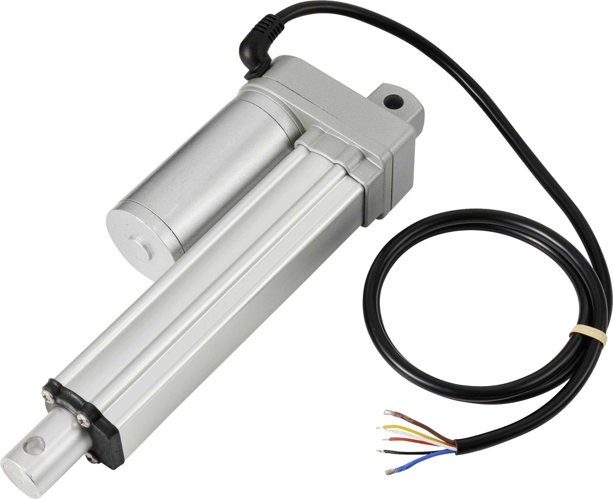 Siłownik elektryczny TRU COMPONENTS TC24-100-500P TC-13492800 Długość skoku 100 mm Popych 500 N 24 V/DC 1 szt. - obrazek 1