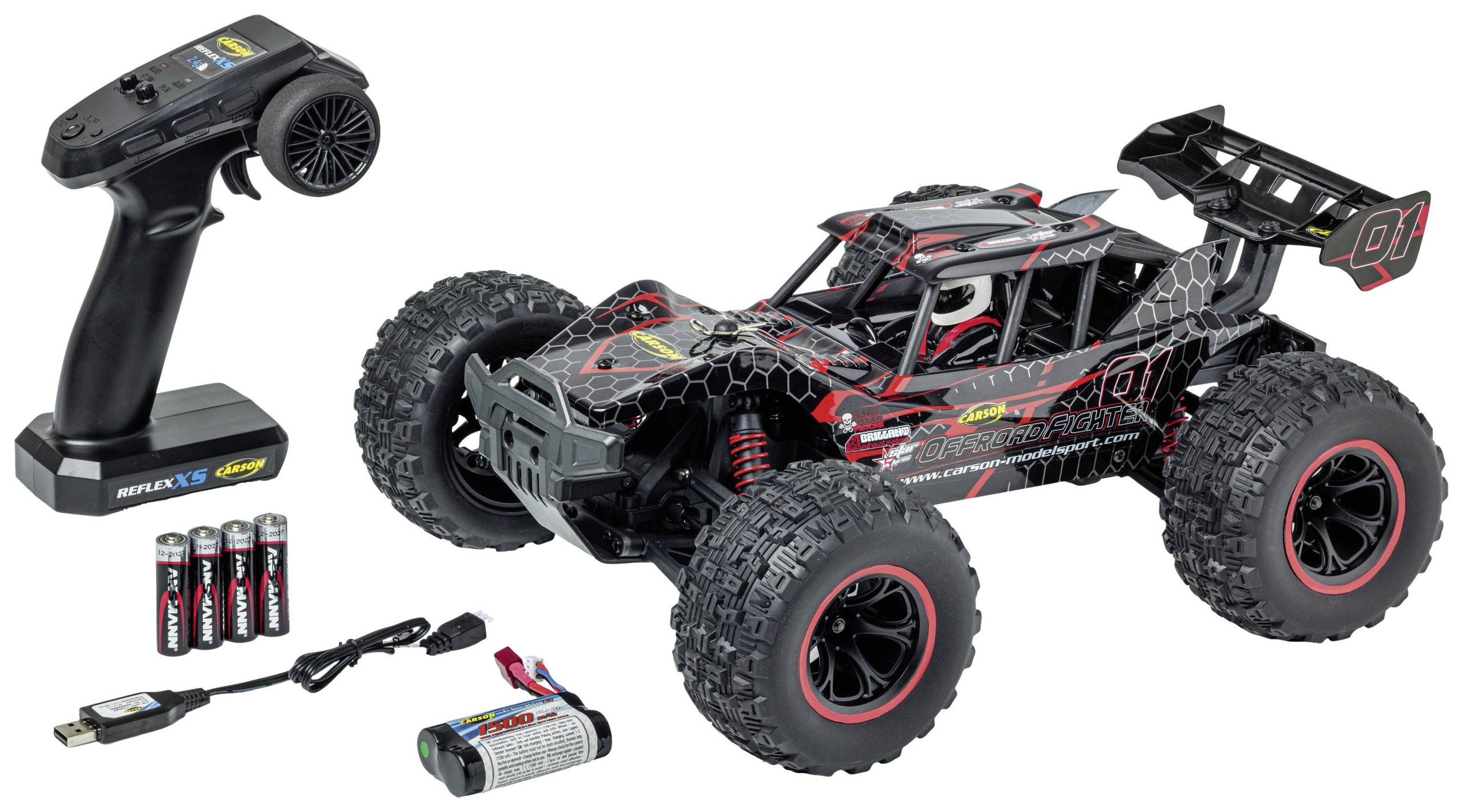 Model samochodu RC Carson Modellsport XS Offroad Fighter Cage, 2,4 GHz - obrazek 1