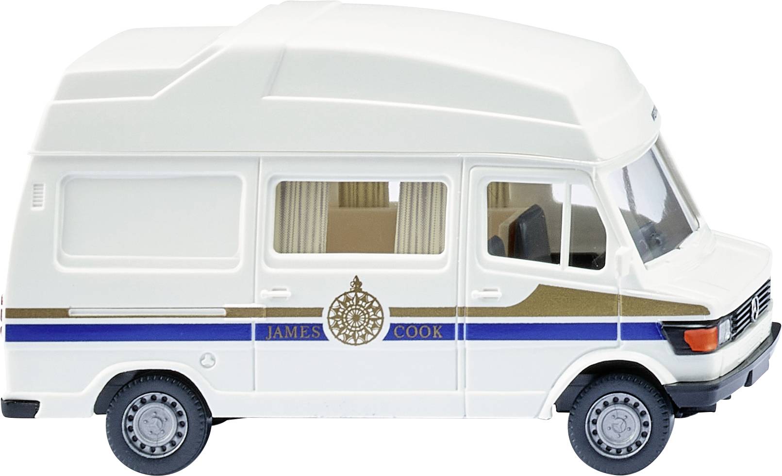 Wiking 026702 H0 Model samochodu Mercedes Benz Samochód kempingowy 207 D „James Cook” - obrazek 1