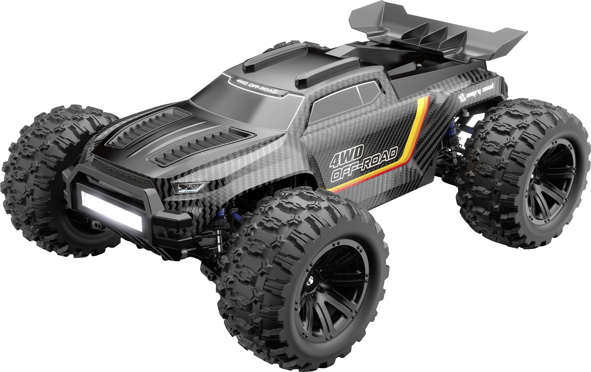 MJX czarny Bezszczotkowy 1:12 Model samochodu RC Elektryczny Monstertruck Napęd na wszystkie koła RtR 2,4 GHz z akumulat - obrazek 1