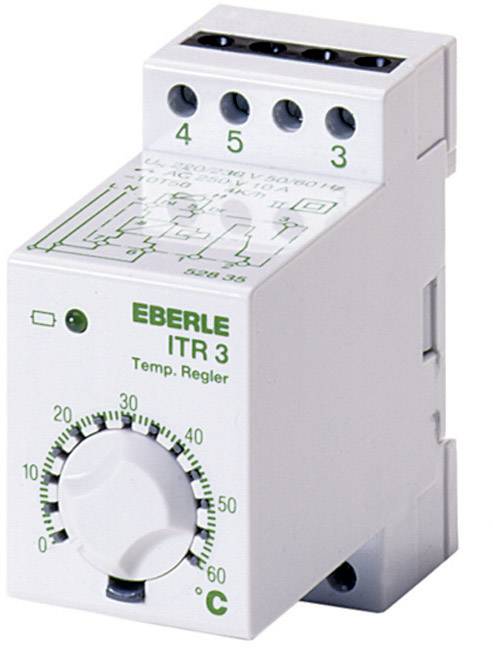Termostat uniwersalny na szynę DIN Eberle ITR-3 528 000, zakres regulacji -40 do +20 °C - obrazek 1