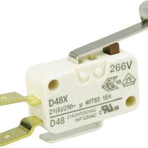 Mikroprzełącznik D489-V3RD 250 V/AC 21 A 1 x wł/(wł) ZF chwilowy 1 szt. Mikroprzełącznik D489-V3RD 250 V/AC 21 A 1 x wł/(wł) ZF chwilowy 1 szt.