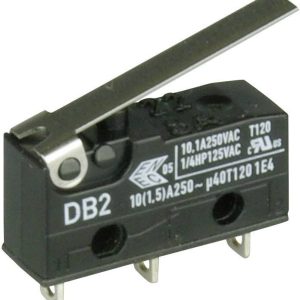 Mikroprzełącznik DB2C-A1LC 250 V/AC 10 A 1 x wł/(wł) ZF chwilowy 1 szt. Mikroprzełącznik DB2C-A1LC 250 V/AC 10 A 1 x wł/(wł) ZF chwilowy 1 szt.