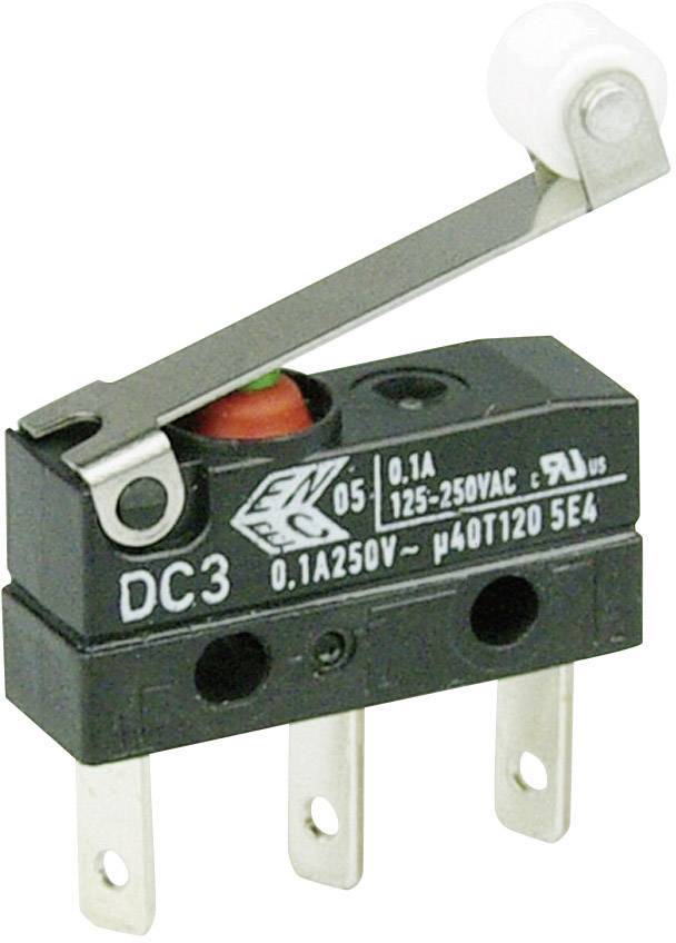 Mikroprzełącznik DC3C-L1RC 250 V/AC 0.1 A 1 x wł/(wł) ZF IP67 chwilowy 1 szt. - obrazek 1