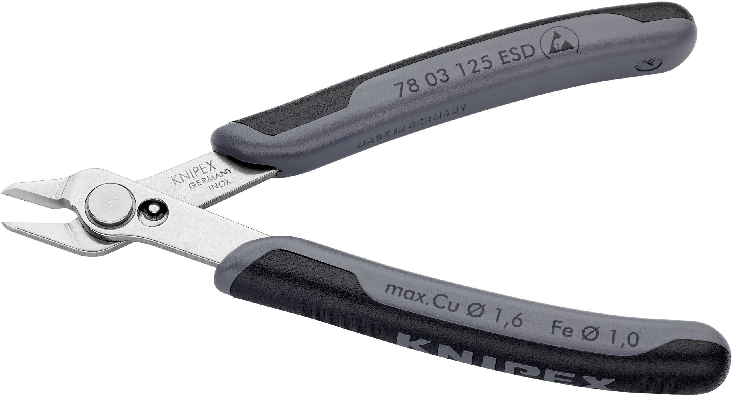 Szczypce do PCB Knipex Super-Knips 78 03 125 ESD, 125 mm, 54 HRC, ESD - obrazek 1
