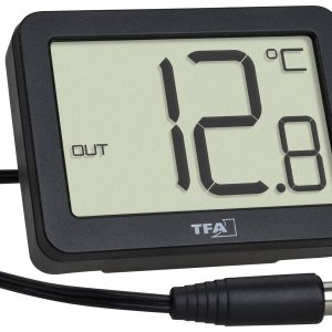 TFA Dostmann TFA – Thermometer – digital – Schwarz Termometr czarny 30.1066.01 TFA Dostmann TFA – Thermometer – digital – Schwarz Termometr czarny 30.1066.01