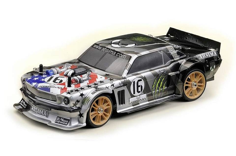 Absima Touring Car FIRST STEP SPEED PERFORMANCE FUN MAKER neonowy, szary Bezszczotkowy 1:16 Model samochodu RC Elektrycz - obrazek 1