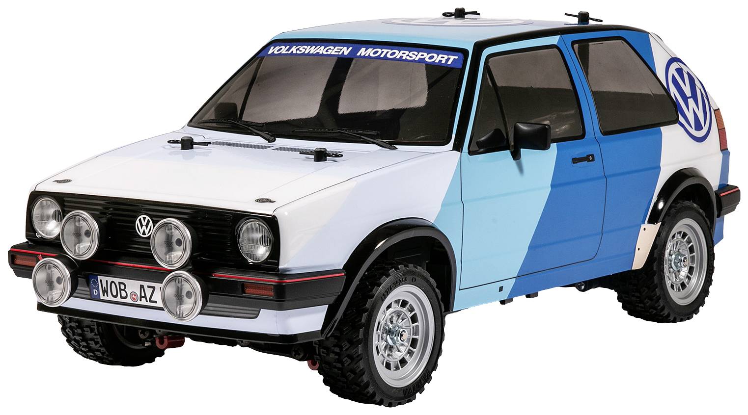 Model samochodu RC Tamiya 1:10 RC Volkswagen Golf MK2GTI 16VRally, 1:10, Do samodzielnego złożenia - obrazek 1