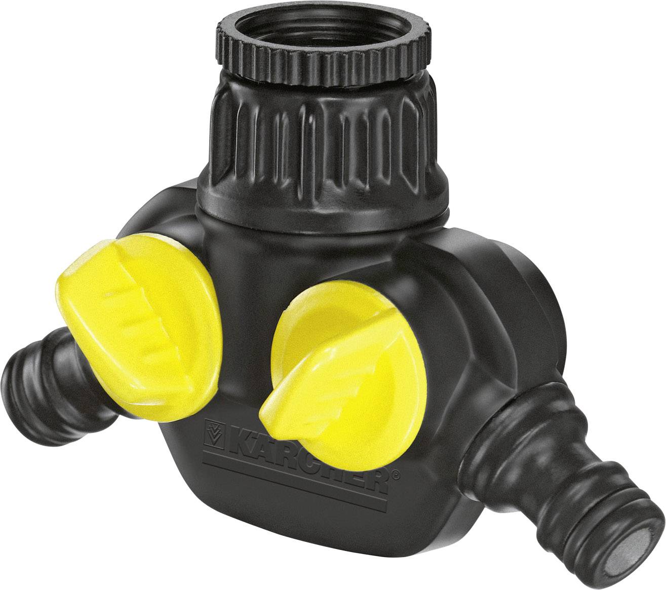 Rozdzielacz podwójny Kärcher Home & Garden 2.645-199.0 Złącze wtykowe, 24,2 mm (3/4") IG, 18,7 mm (1/2") IG - obrazek 1