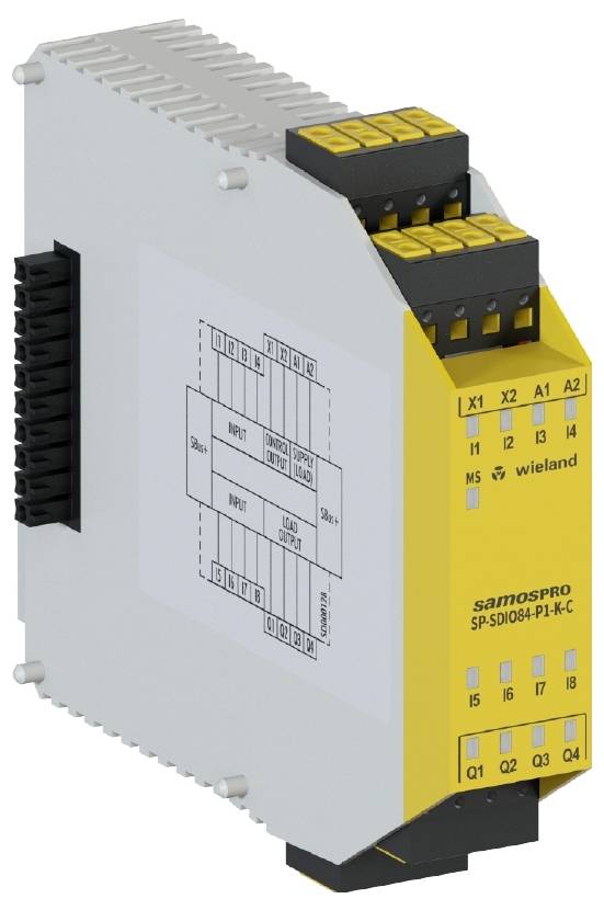 Moduł I/O Wieland Electric SP-SDIO84-P1-K-C DC 24V R1.190.0040.0, 1 szt.