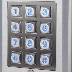 Zamek kodowy Sygonix SY-3118492 nadtynkowy IP65 z podświetlaną klawiaturą Zamek kodowy Sygonix SY-3118492 nadtynkowy IP65 z podświetlaną klawiaturą