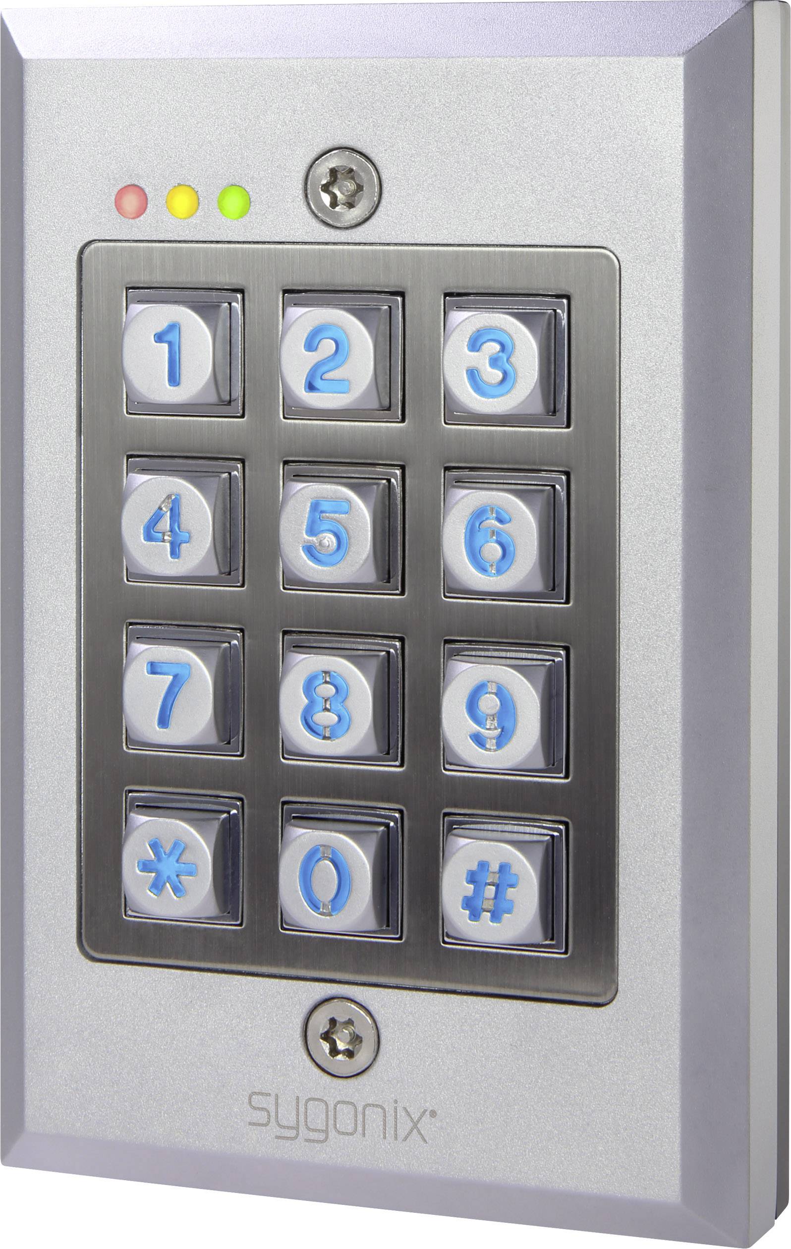 Zamek kodowy Sygonix SY-3118492 nadtynkowy IP65 z podświetlaną klawiaturą - obrazek 1
