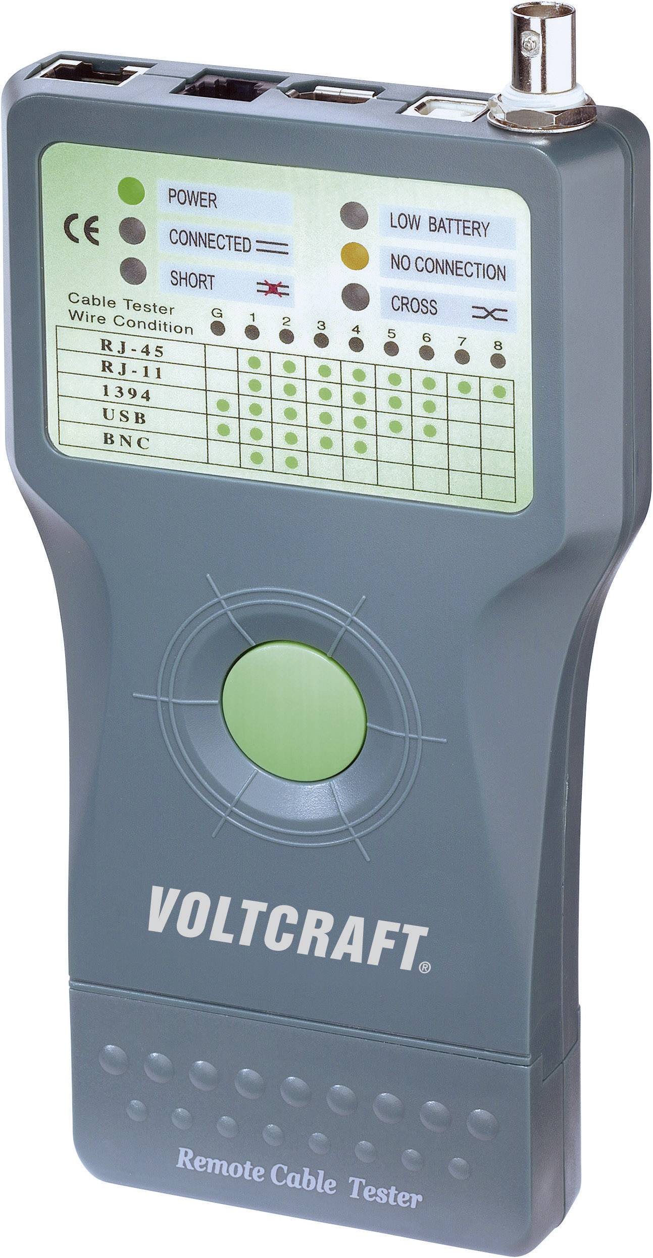 Tester kabli CT5 VOLTCRAFT CT-5 sieć - obrazek 1