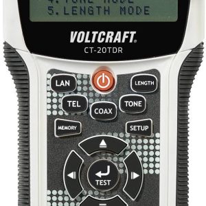 Tester kabli VOLTCRAFT CT-20TDR, CAT3, CAT4, CAT5, CAT5E, CAT6, koncentryczne Tester kabli VOLTCRAFT CT-20TDR, CAT3, CAT4, CAT5, CAT5E, CAT6, koncentryczne