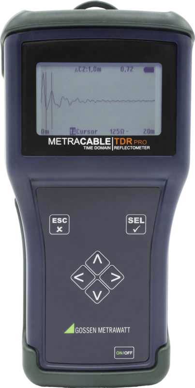 Tester kabli Gossen Metrawatt METRACABLE TDR PRO M281A, lokalizacja przerw, ciągłość - obrazek 1