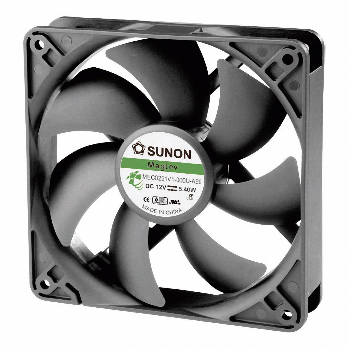 Sunon MEC0251V1-000U-A99 Wentylator osiowy 12 V/DC 183.83 m³/h (D x S x W) 120 x 120 x 25 mm - obrazek 1