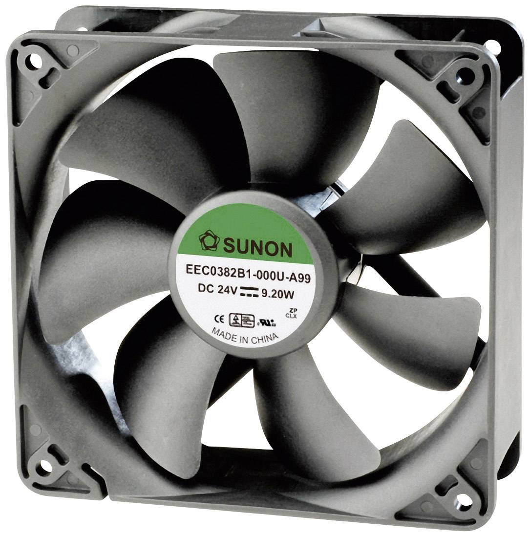 Wentylator osiowy Sunon EEC0381B1-000U-A99, 12 V/DC, 234.46 m³/h, (D x S x W) 120 x 120 x 38 mm - obrazek 1