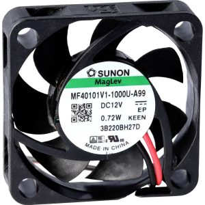 Sunon MF40101V21000UA99 Wentylator osiowy 12 V/DC 11.89 m³/h (D x S x W) 40 x 40 x 10 mm Sunon MF40101V21000UA99 Wentylator osiowy 12 V/DC 11.89 m³/h (D x S x W) 40 x 40 x 10 mm