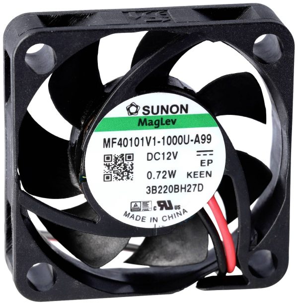 Sunon MF40101V21000UA99 Wentylator osiowy 12 V/DC 11.89 m³/h (D x S x W) 40 x 40 x 10 mm