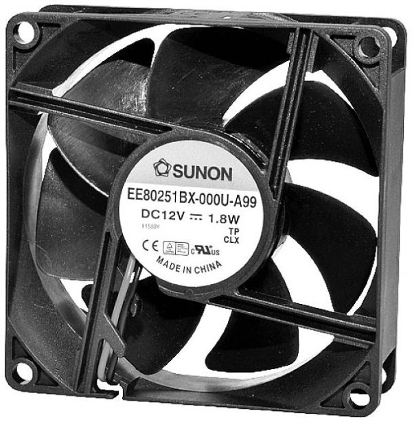 Sunon EF80252B1-1000U-A99 Wentylator osiowy 24 V/DC (D x S x W) 80 x 80 x 25 mm