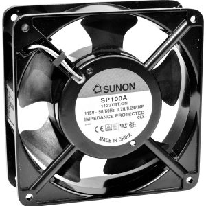 Sunon A2123-HBL.GN Wentylator osiowy 230 V/AC 164.76 m³/h (D x S x W) 38 x 120 x 120 mm Sunon A2123-HBL.GN Wentylator osiowy 230 V/AC 164.76 m³/h (D x S x W) 38 x 120 x 120 mm