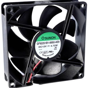 Sunon GE92252B1-000U-AE9 Wentylator osiowy 24 V/DC 127.39 m³/h (D x S x W) 25 x 92 x 92 mm Sunon GE92252B1-000U-AE9 Wentylator osiowy 24 V/DC 127.39 m³/h (D x S x W) 25 x 92 x 92 mm