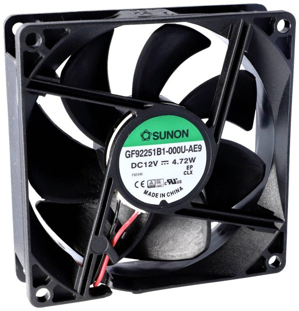 Sunon GE92252B1-000U-AE9 Wentylator osiowy 24 V/DC 127.39 m³/h (D x S x W) 25 x 92 x 92 mm