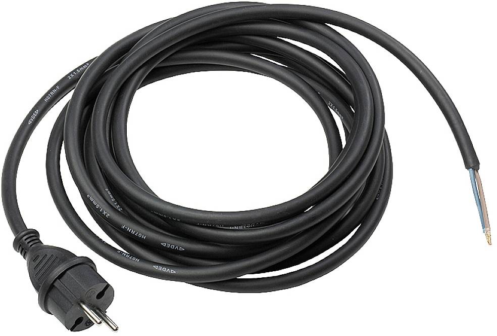 Kabel zasilający AS Schwabe 70530, H05RN - F 2 x 1 mm, 5 m - obrazek 1