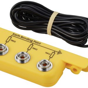 TRU COMPONENTS TC-12277208 Wtyczka uziemiająca 3x 10 mm, złącze przyciskowe, kątowe z kablem 1 szt.