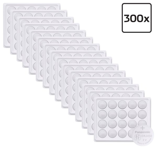 Ogniwo guzikowe CR 2450 Panasonic CR2450 3 V 300 szt. 620 mAh litowe