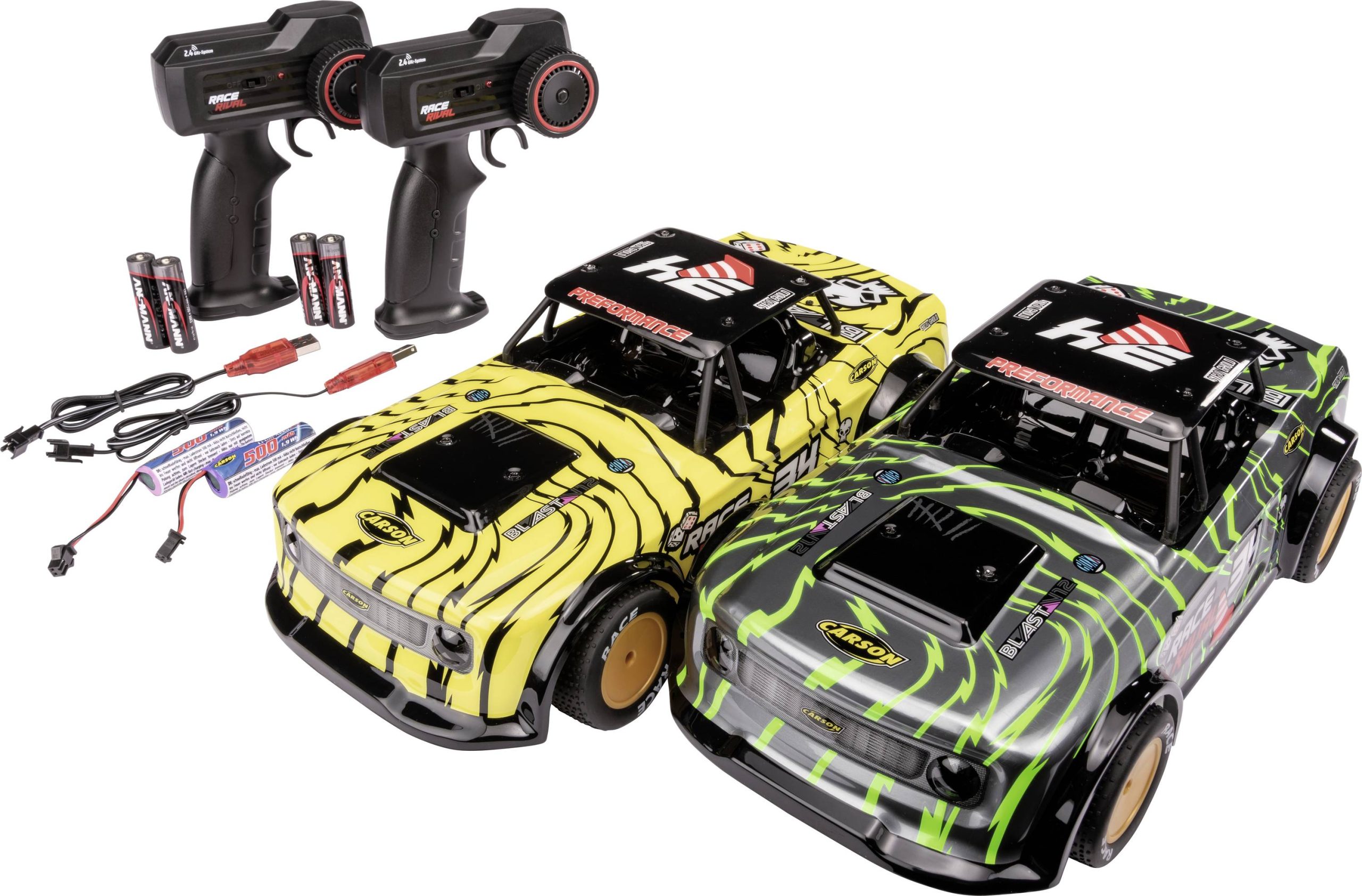 Carson Modellsport 500404297 1:12 Samochód RC dla początkujących Samochód sportowy zawiera akumulator i kabel do ładowan - obrazek 1