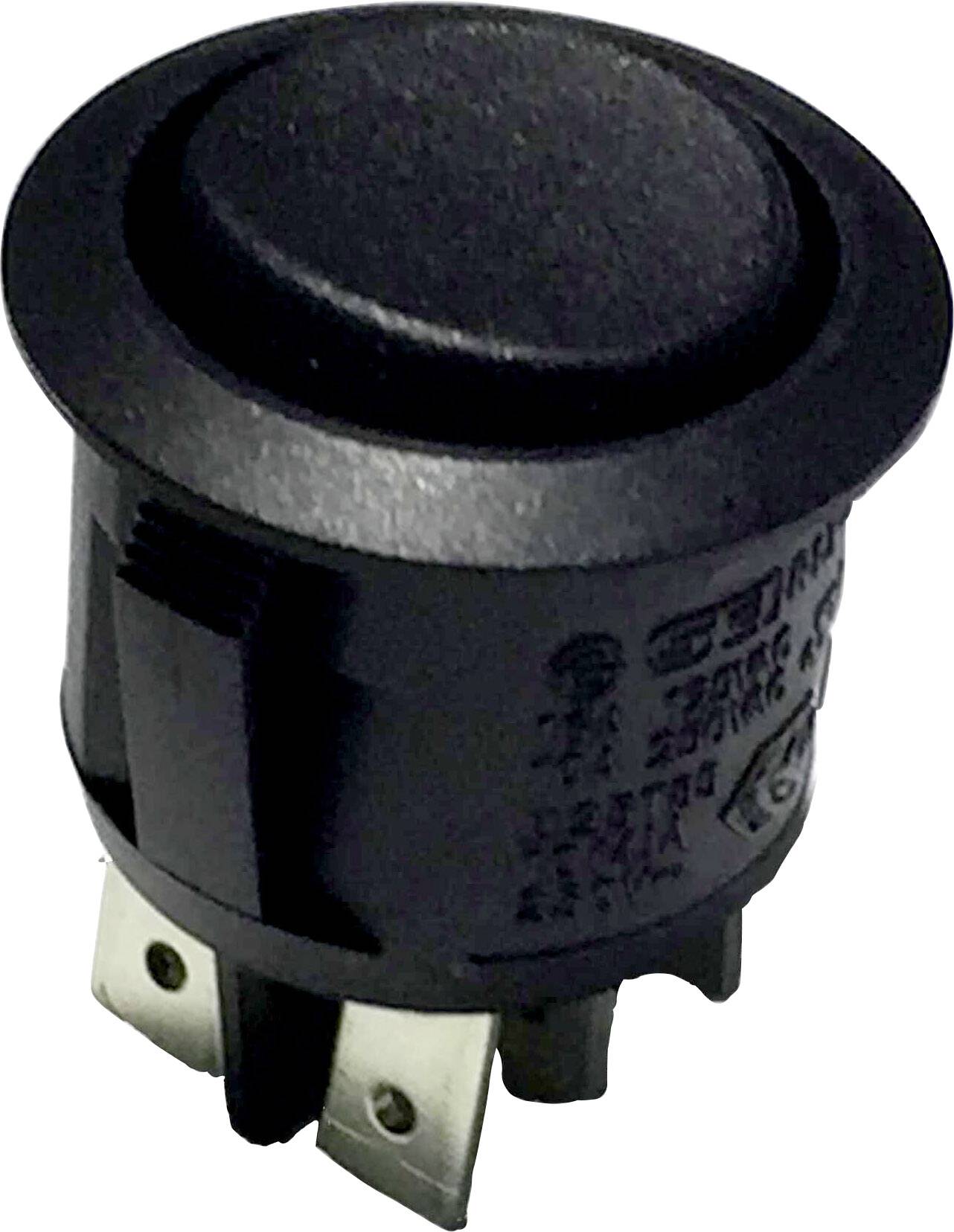 Przełącznik kołyskowy 250 V/AC 8 A 2 x włącz/włącz/włącz R13-244D zatrzaskowy, 1 szt. - obrazek 1