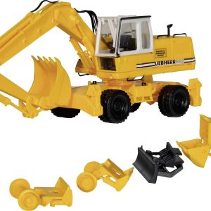 Kibri 11264 H0 Model pojazdu budowlanego Liebherr Koparka mobilna A922 wraz z urządzeniami