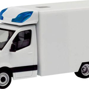 Herpa 013826 H0 Model pojazdu uprzywilejowanego Mercedes Benz Minikit Sprinter 18 Fahrtec RTW (nowe nadwozie), biały