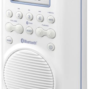 Radio prysznicowe Sangean H205 DAB+, fale metrowe (VHF) wodoodporny biały Radio prysznicowe Sangean H205 DAB+, fale metrowe (VHF) wodoodporny biały