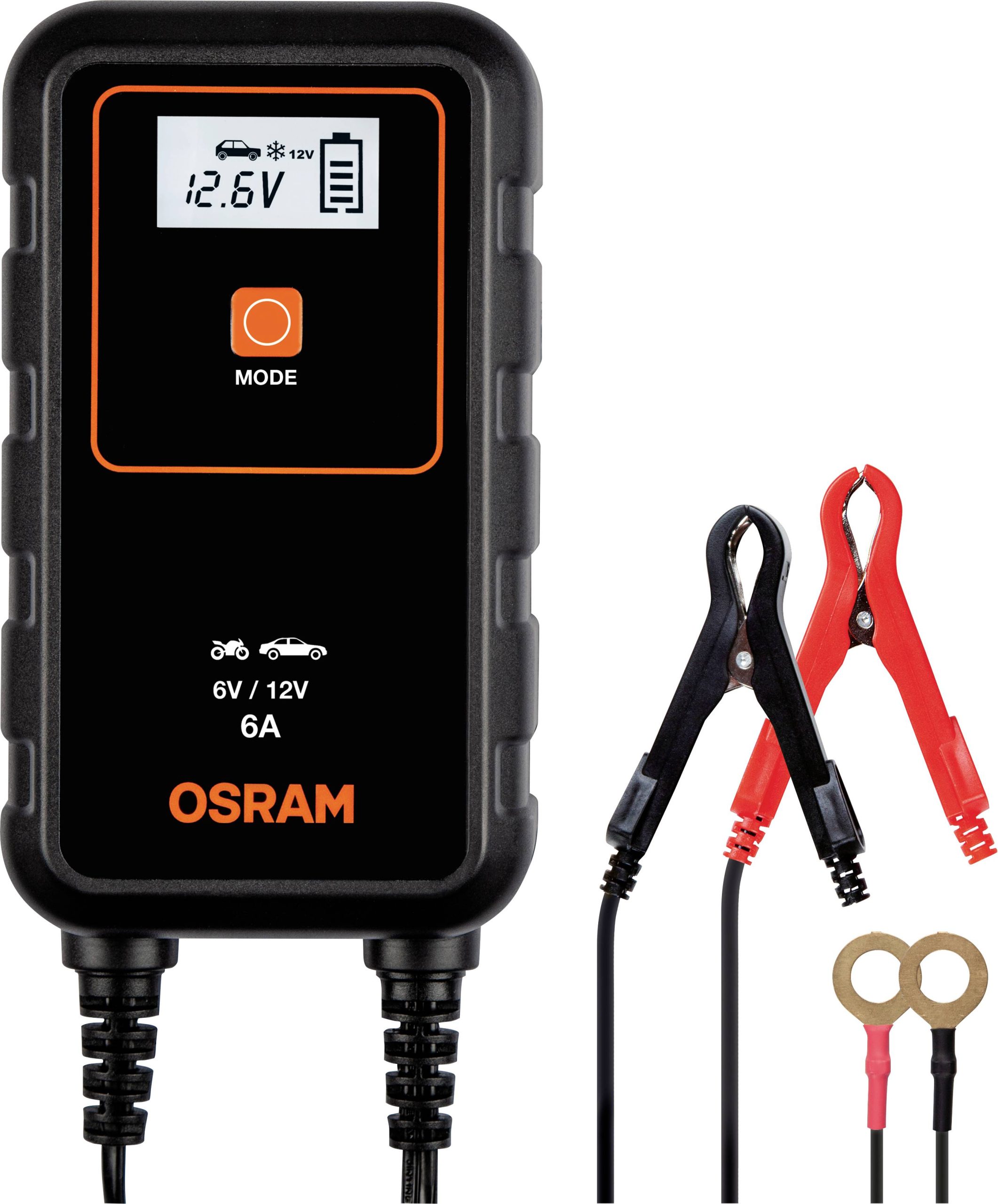 Osram Automotive OEBCS906 4052899620537 Prostownik automatyczny 6 V, 12 V 2 A, 6 A - obrazek 1