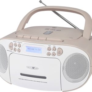 Radio-CD Reflexion Tragbarer Radiorecorder DAB+, DAB, fale metrowe (VHF) biały, różowy Radio-CD Reflexion Tragbarer Radiorecorder DAB+, DAB, fale metrowe (VHF) biały, różowy