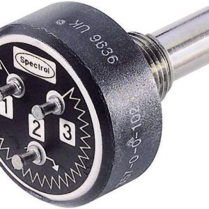 Potencjometr z tworzywa przewodzącego, Vishay 357 1K, 1 W, 360°, Lin, 1 kOhm, 1 W