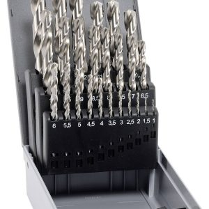 Alpen 102225100 HSS-E Zestaw wierteł krętych do metalu 25 szt. kobalt 1 zest.