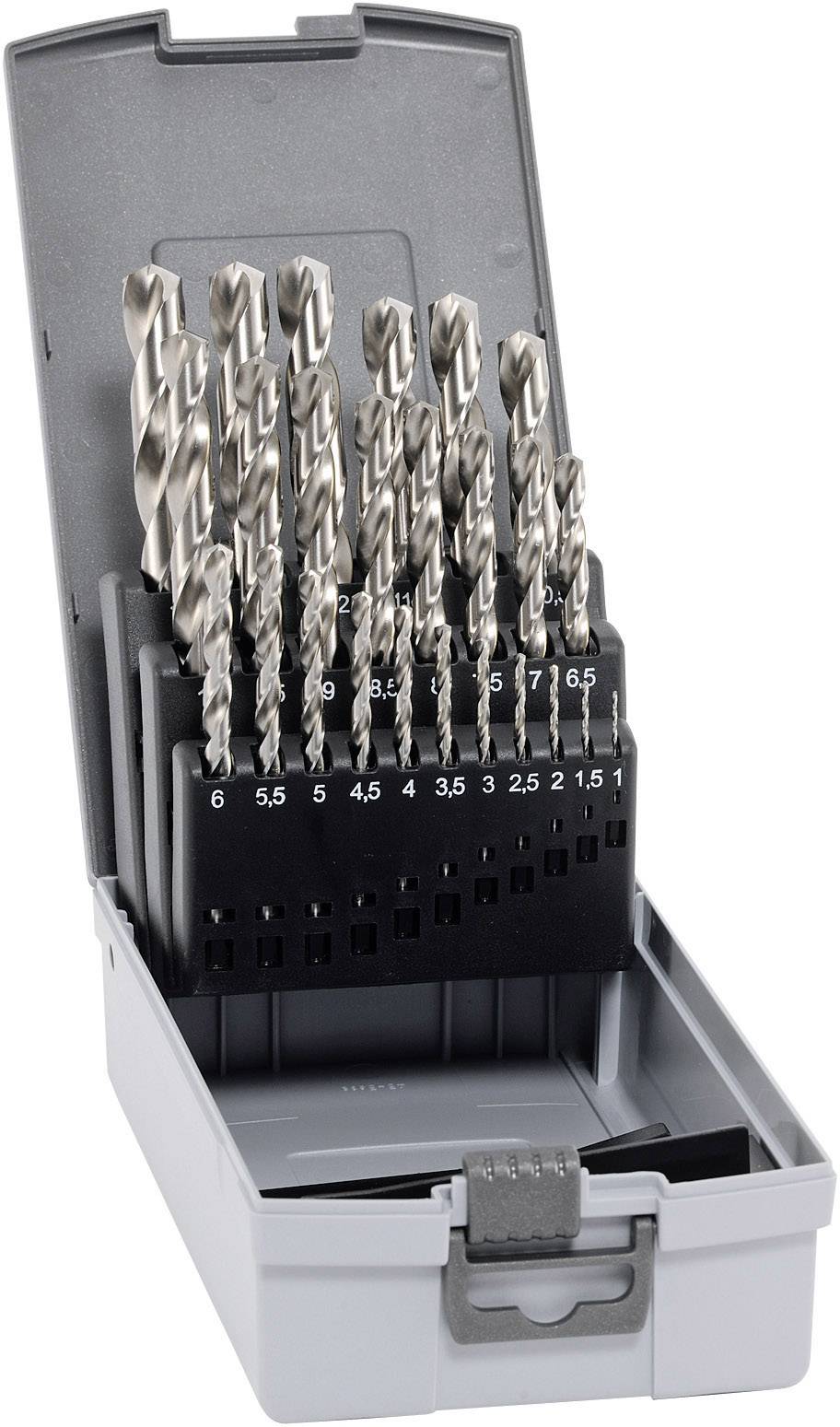 Alpen 102225100 HSS-E Zestaw wierteł krętych do metalu 25 szt. kobalt 1 zest. - obrazek 1