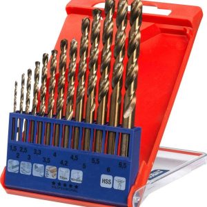 kwb 421600 HSS-Co Zestaw wierteł krętych do metalu 13 szt. M35 DIN 338 uchwyt prosty 1 szt.