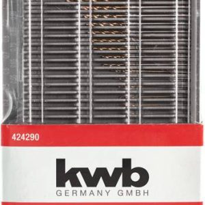 kwb 424290 HSS Titan Zestaw wierteł krętych do metalu 20 szt. 0.3 mm, 0.35 mm, 0.4 mm, 0.45 mm, 0.5 mm, 0.55 mm, 0.6 mm,